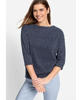 Olsen Women's Crepe Knit Top