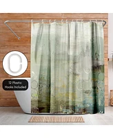 Americanflat 71x74 Liability Shower Curtain - 100% Polyester Shower Curtain