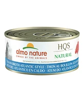 Almo Nature Hqs Natural Cat 24pk (5.3oz): Tuna In Broth Atlantic Style