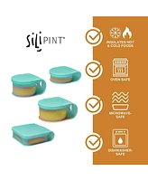 Silipint Go Go Bowl Set: 4 pk Aurora - 10, 20, 30 oz & Sandwich - Spring 2023