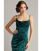 Tadashi Shoji Women's Juneau Spaghetti Strap Lace Midi Dress