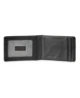 Calvin Klein Men's Rfid Billfold Wallet with Removable Front Pocket Wallet and Key Fob, 3-Piece Set