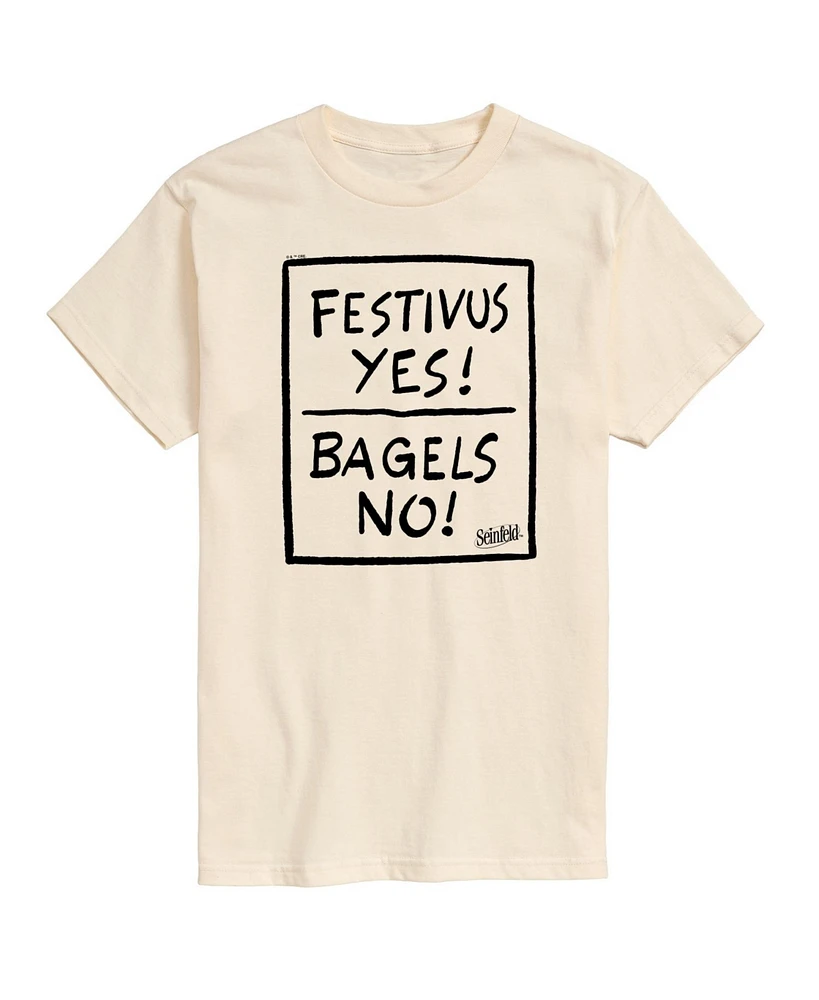 Airwaves Men's Seinfeld Festivus Yes Short Sleeve Tee