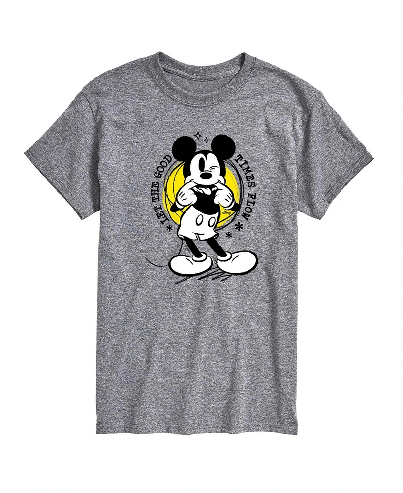 Airwaves Men's Disney Mickey Mouse Short Sleeve Tee