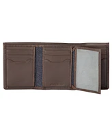 Levi's Men's Rfid Genuine Leather Extra-Capacity Conrad Trifold Wallet