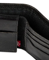 Levi's Men's Rfid Rugged Leather Passcase Bifold Wallet