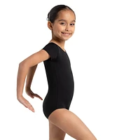 Capezio Girls Short Sleeve Leotard