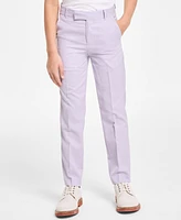 Calvin Klein Slim Fit Big Boys Stretch Tick Weave Pants