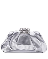 Nina Women's Crytal Frame Snap Clutch
