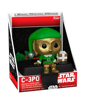 Funko C-3PO in Elf Outfit Stocking Hanger Pop Vinyl Figure