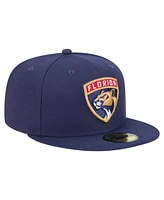 New Era Men's Navy Florida Panthers Core 59FIFTY Fitted Hat