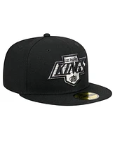 New Era Men's Black Los Angeles Kings Core 59FIFTY Fitted Hat