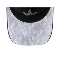 New Era Women's Graphite Dallas Cowboys 2024 Salute To Service 9TWENTY Adjustable Hat