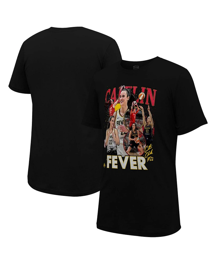 Stadium Essentials Men's and Women's Caitlin Clark Black Indiana Fever Crossroads T-Shirt