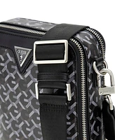 Guess Men's Woven Logo Crossbody Bag