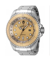 Invicta Men's 44746 Hydromax Quartz 3 Hand Gold Dial Watch