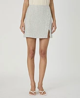 French Connection Women's Tweed Mini Skirt