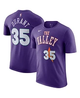 Nike Men's Purple Kevin Durant Phoenix Suns 2024/25 City Edition Name Number T-Shirt