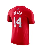 Nike Men's Red Tyler Herro Miami Heat 2024/25 City Edition Name Number T-Shirt