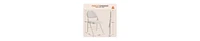 gaomon Folding Chairs 2 Pack, Portable Metal with Cushions and Non-Slip Feet Pads for Home Office, Indoor Outdoor Events