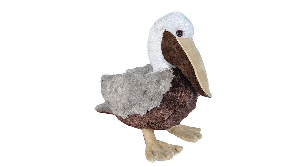 Wild Republic Cuddlekins Brown Pelican Stuffed Animal, 12 Inches