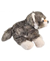 Wild Republic Hug'ems Wolf Stuffed Animal, 7 Inches