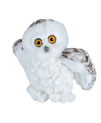 Wild Republic Cuddlekins Mini Snowy Owl Stuffed Animal, 8 Inches