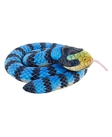 Wild Republic Green Sea Snakes Green Yellow Lipped Snake Stuffed Animal, 36 Inches