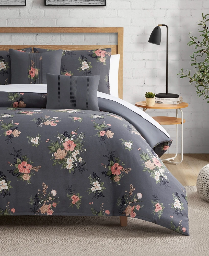 Lucky Brand Cali Bouquet Floral -Pc. Comforter Set