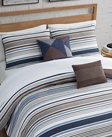 Lucky Brand Monterey Stripe -Pc. Duvet Cover Set