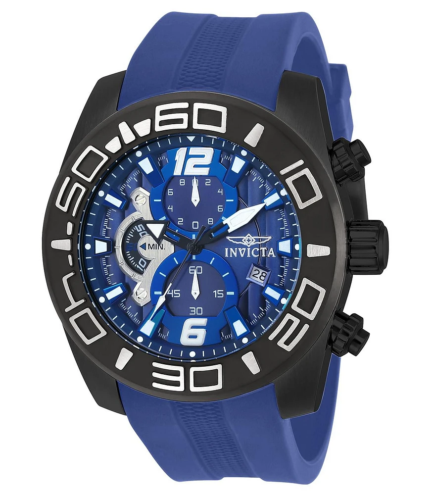 Invicta Men's Pro Diver Quartz 3 Hand Blue Dial Watch