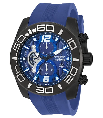 Invicta Men's Pro Diver Quartz 3 Hand Blue Dial Watch