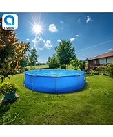 Jleisure Avenli Frame Round 12' 30" Tall 1,617 Gal Easy Assembly Swimming Pool