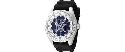 Invicta Men's 47857 Nfl Quartz Multifunction White, Blue Dial Watch