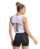 Adidas Women's Power Boxy 3-Stripes Tank Top