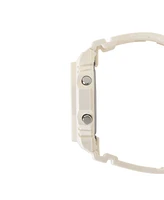 G-Shock Ladies White Resin Watch, 40.2mm