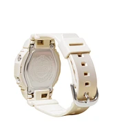 G-Shock Ladies White Resin Watch, 40.2mm