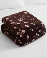 Lucky Brand Daisy Floral Cozy Plush Throw, 50" x 70"