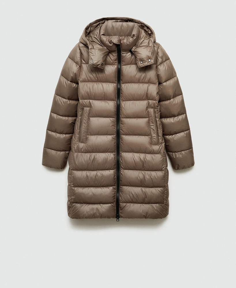 Mango Women's Water-Repellent Quilted Coat