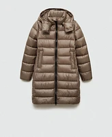 Mango Women's Water-Repellent Quilted Coat