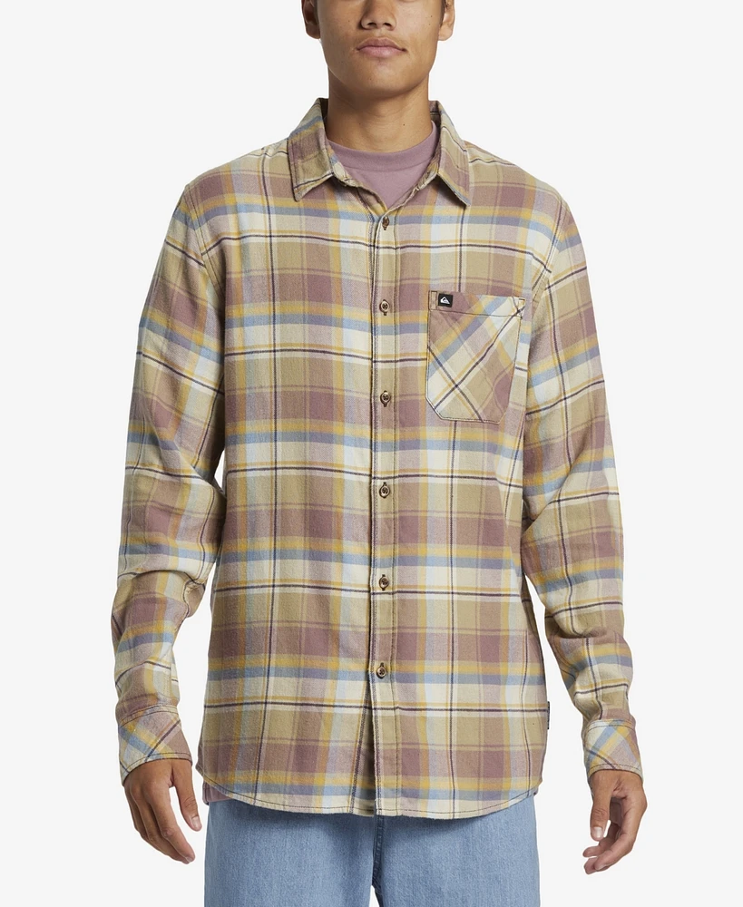 Quiksilver Men's Vestry Stretch Flannel Long Sleeve Shirt