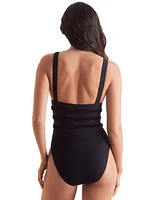 Mimi Flamingo Women's Sonny Ruffled One-Piece Swimsuit