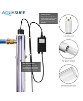 Aquasure Signature Series | 64,000 Grains Water Softener with 12 Gpm Quantum Uv Sterilizer and 75 Gpd Reverse Osmosis Ro System