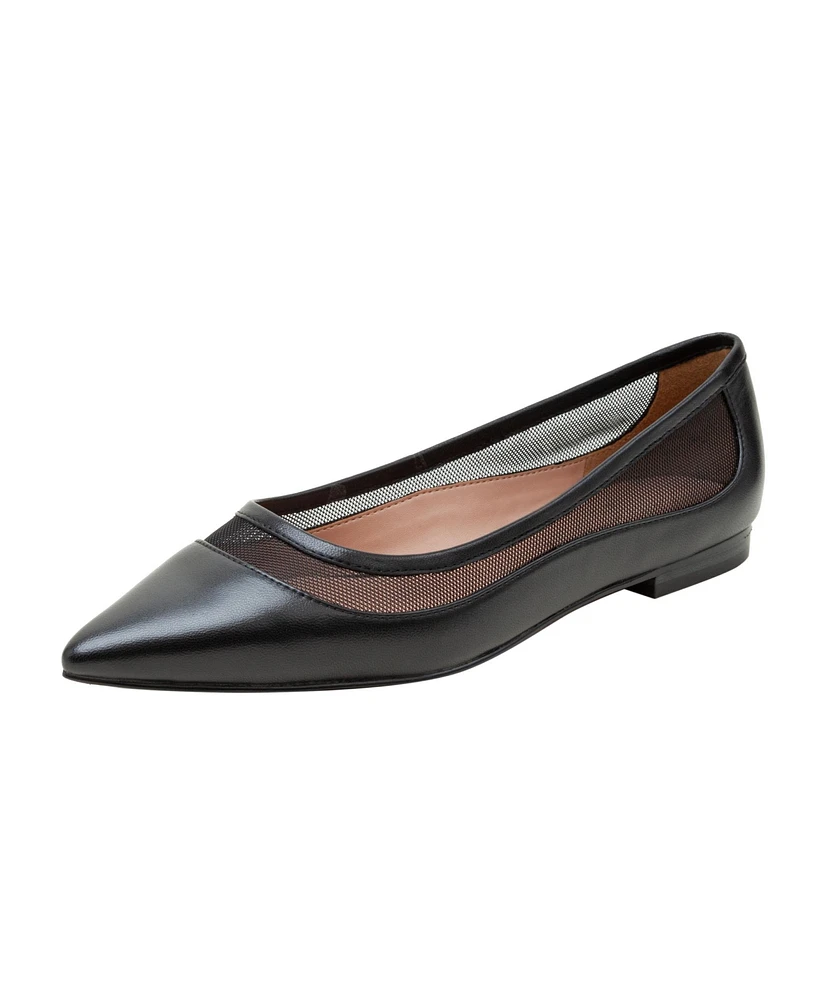 Linea Paolo Novah Mixed Media Skimmer Flats