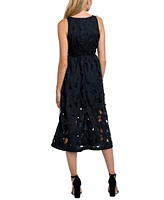 Sam Edelman Women's Embroidered Side-Cutout Midi Dress