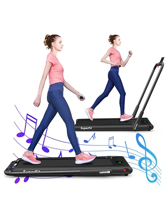 Gymax 2.25HP Under Desk Electric Pad Treadmill Running Machine