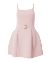 Quiz Women's Bonded Scuba Pearl Buckle Mini Dress