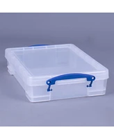 Really Useful Box 4L Storage Container with Lid and Clip Lock Handles