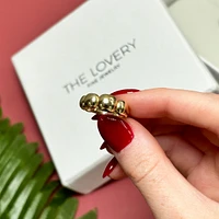 The Lovery Gold Bubble Ring 14K Gold