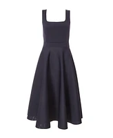 Quiz Women's Scuba Foam Square Neck Skater Dress